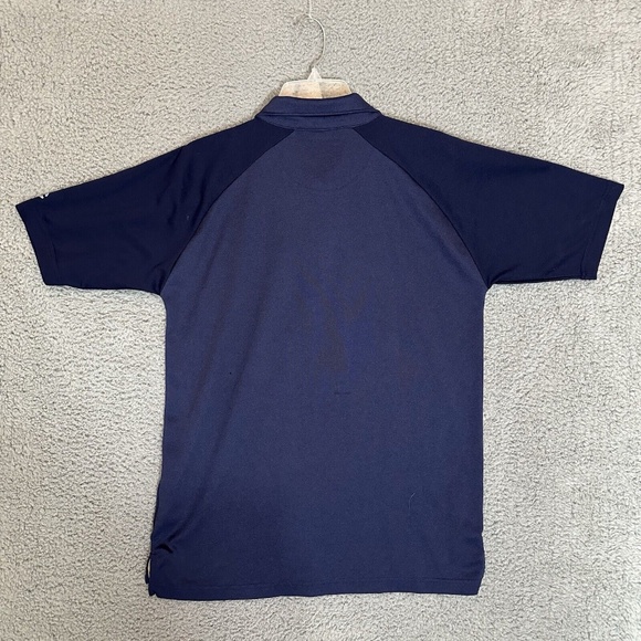 Georgia Tech Yellow Jackets Champion Mens Polo Shirt Blue Size M Medium - Picture 4 of 4